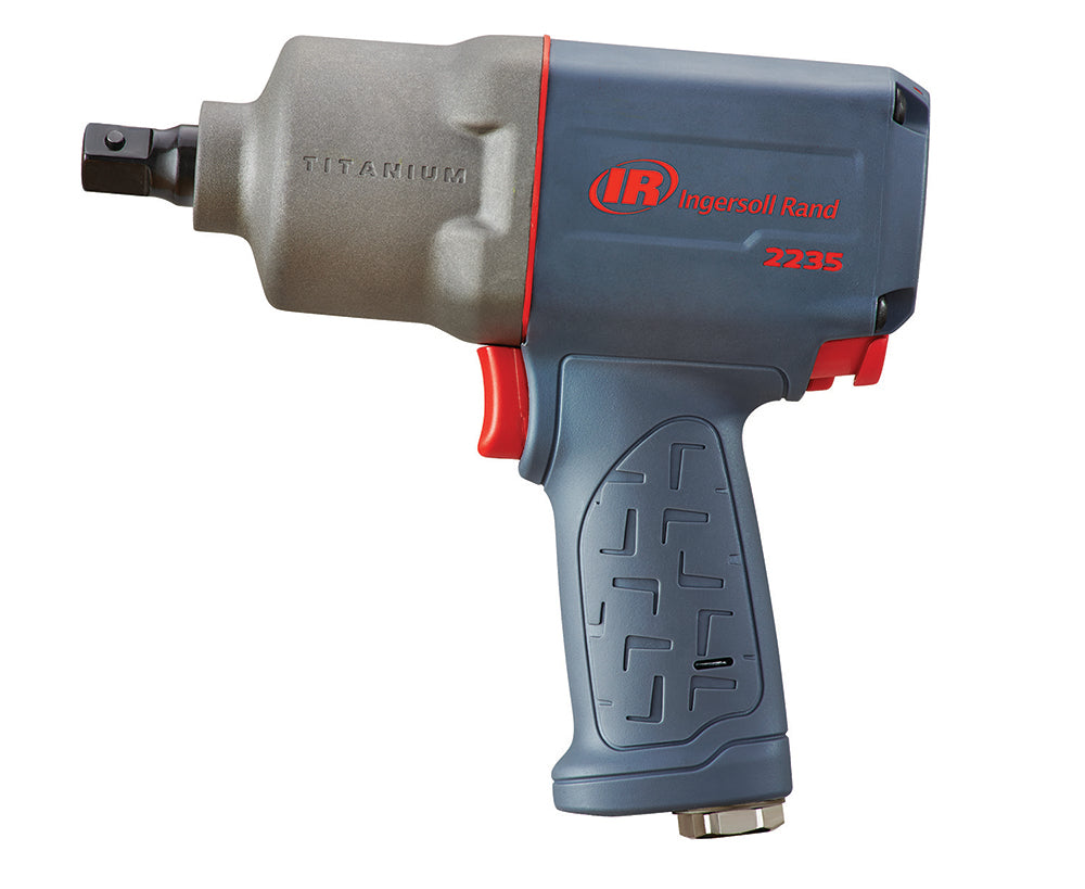 Ingersoll Rand 1/2" Air Impact Wrench, 1350 ft-lb Torque, Titanium Hammercase, Pin Retainer, Pistol – 2235PTIMAX – view 2