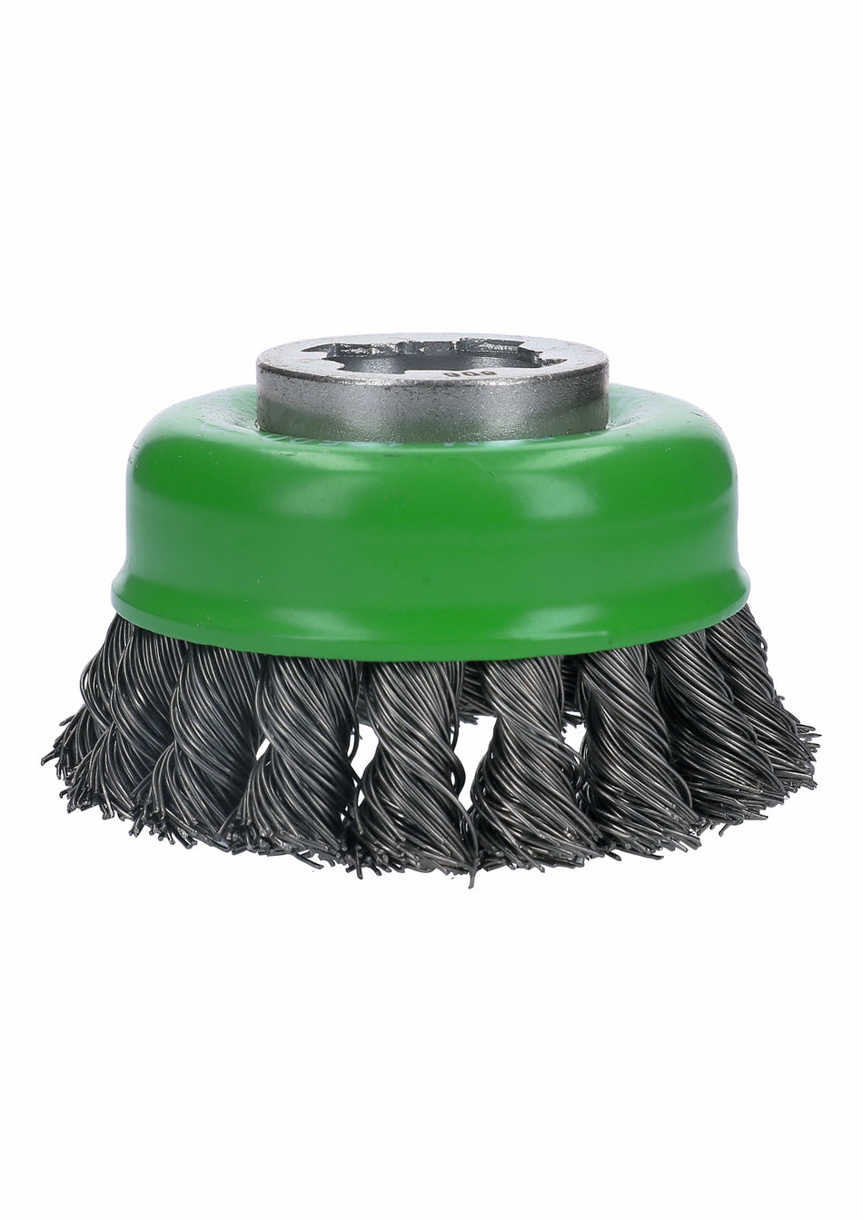 Bosch WBX329 3 In. Wheel Dia. X-LOCK Arbor Stainless Steel Knotted Wire Single Row Cup Brush