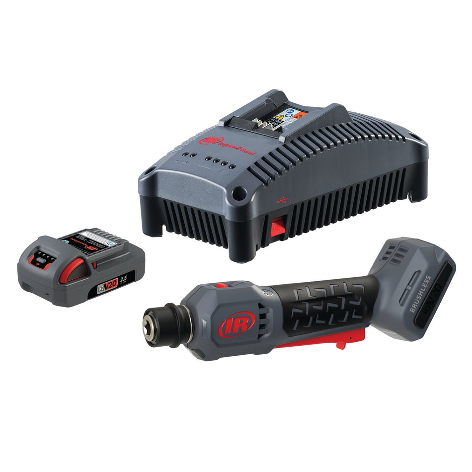 Ingersoll Rand 20V Cordless Tire Buffer 1 Battery Kit, 7/16" Hex Quick Change, 3000 RPM – G4911-K1