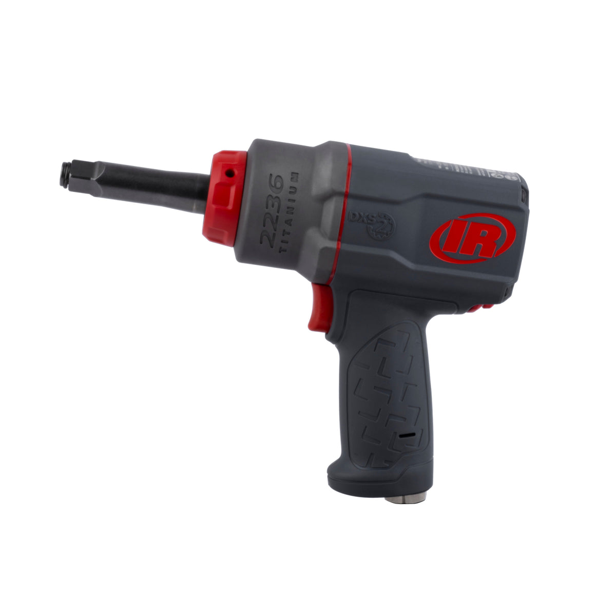 Ingersoll Rand DXS2 1/2" Air Impact Wrench, 2" Extended Anvil, Quiet, 1500 ft-lb, Titanium Hammercase – view 2