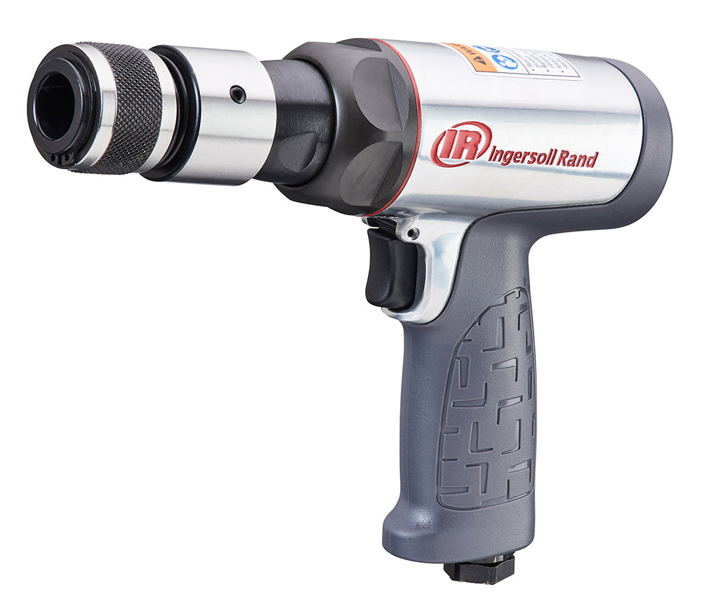 Ingersoll Rand Vibration Reduced Air Hammer 5-Piece Chisel Set, 3530 BPM, 2-5/8" Stroke, Round Shank – 123MAXK – view 3