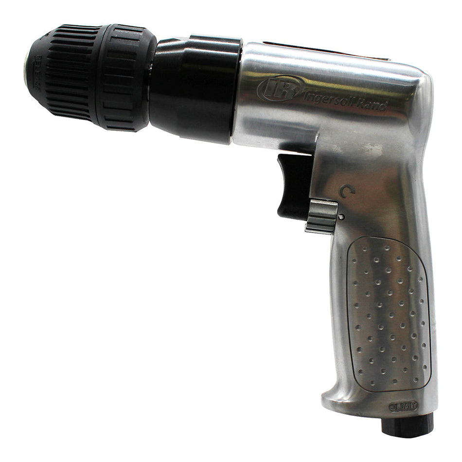 Ingersoll Rand 3/8" Keyless Chuck Air Drill, 2000 RPM, 0.5 HP, 2.65in-lb Torque, Pistol – 7802RAKC – view 2