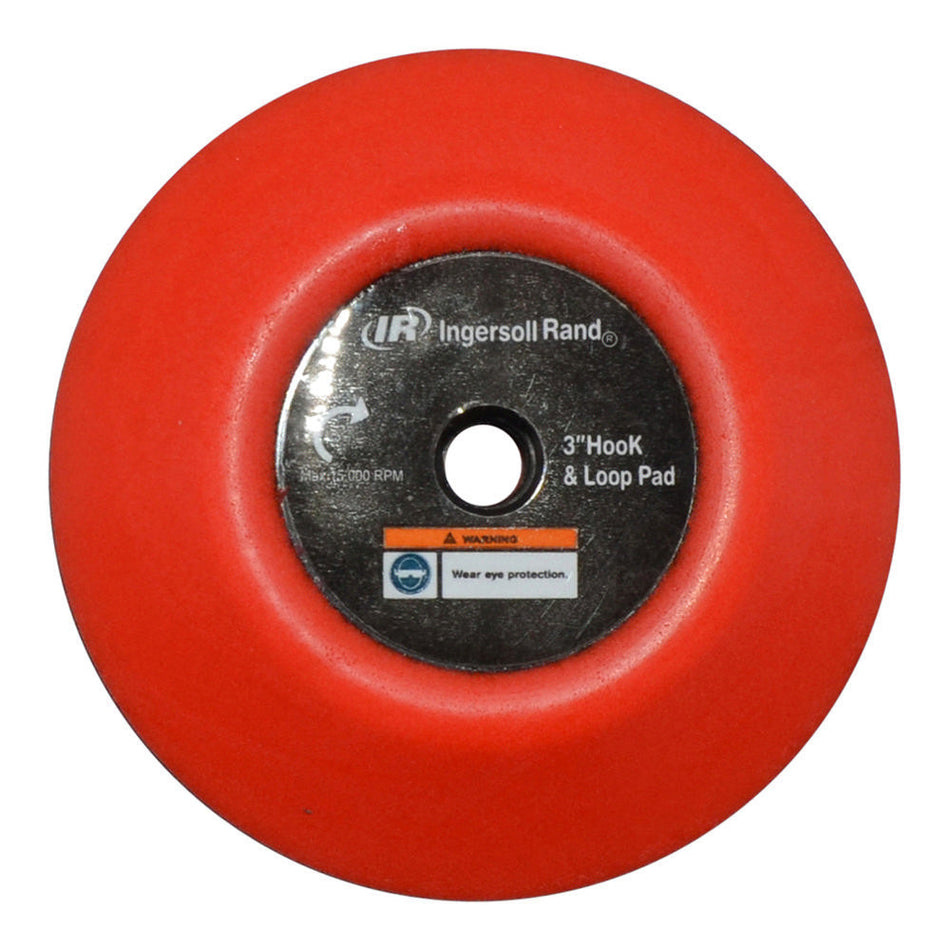 3" Hook & Loop Backing Pad for Ingersoll Rand 3128 Mini Orbital Sander and 3129 Mini Polisher – 03H-PAD-HL