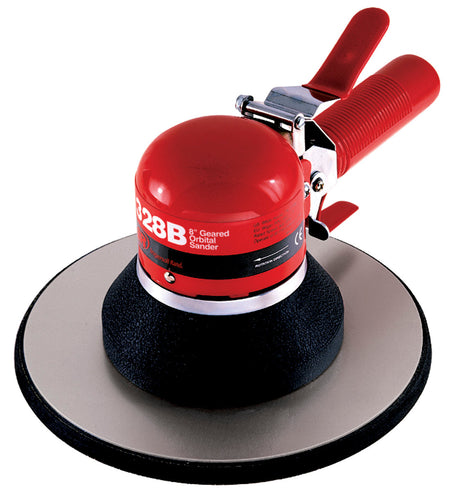 Ingersoll Rand Dual Action Geared Orbital Air Sander, 8" Adhesive Pad, 5/32" Orbit, 825 RPM, 0.25 HP – 328B