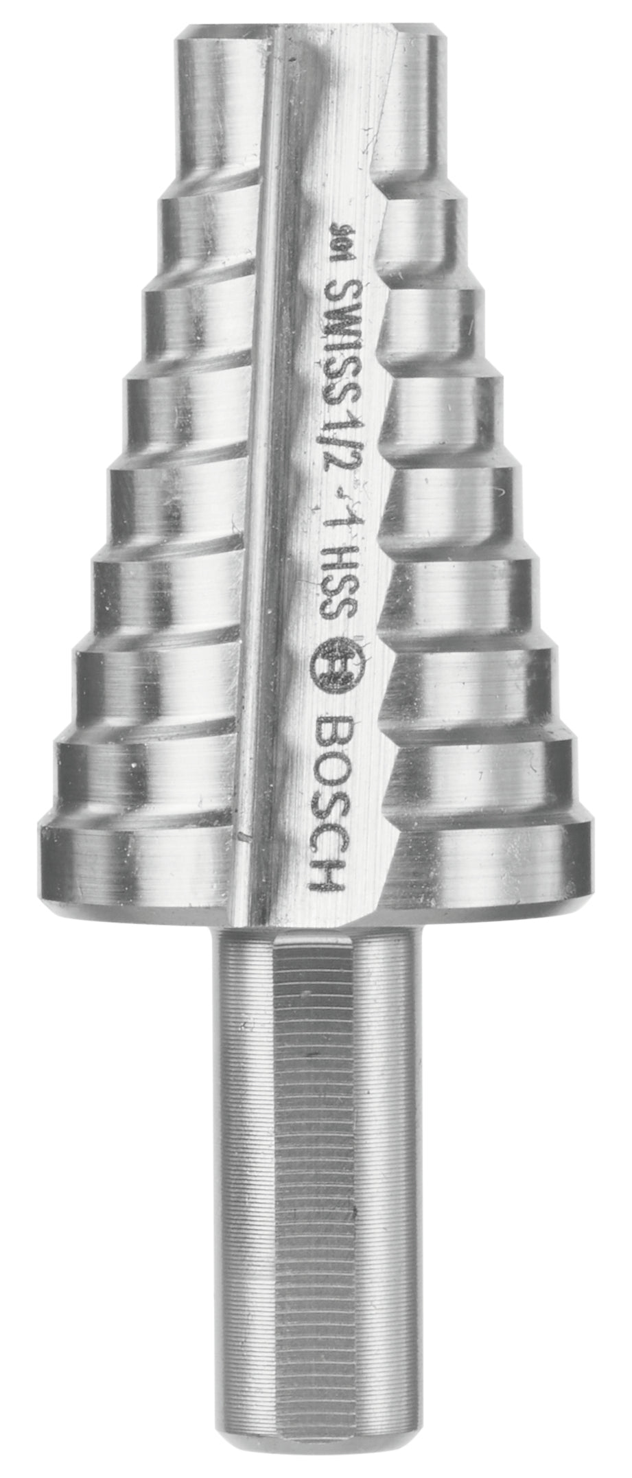 Bosch SDC7 9/16 In. to 1 In. High-Speed Steel Turbo Step Drill Bit