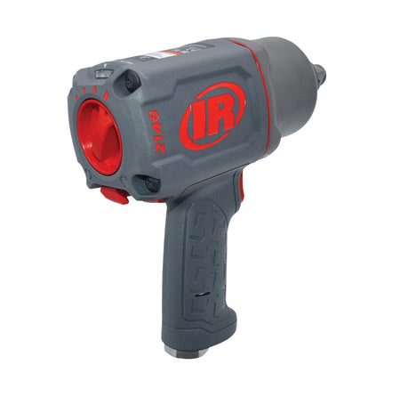 Ingersoll Rand 1" Air Impact Wrench, Quiet, 2000 ft-lb Torque, Friction Ring-Thru-hole Retainer, Pistol – 2146Q2MAX – view 4