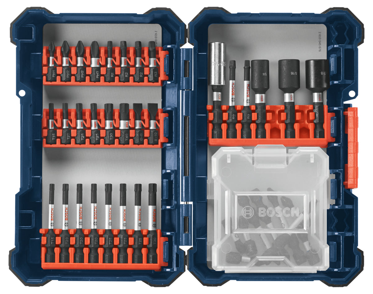 Bosch SDMS40 40 pc. Impact Tough™ Screwdriving Custom Case System Set