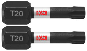 Bosch ITT20102 2 pc. Impact Tough™ 1 In. Torx® #20 Insert Bits