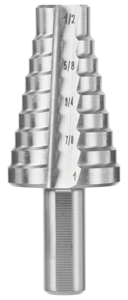 Bosch SDC7 9/16 In. to 1 In. High-Speed Steel Turbo Step Drill Bit