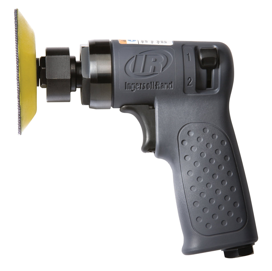Ingersoll Rand Mini Air Random Orbital Sander, 3" Hook & Loop Pad, 15,000 RPM, 0.2HP, Pistol – 3128XPA – view 2