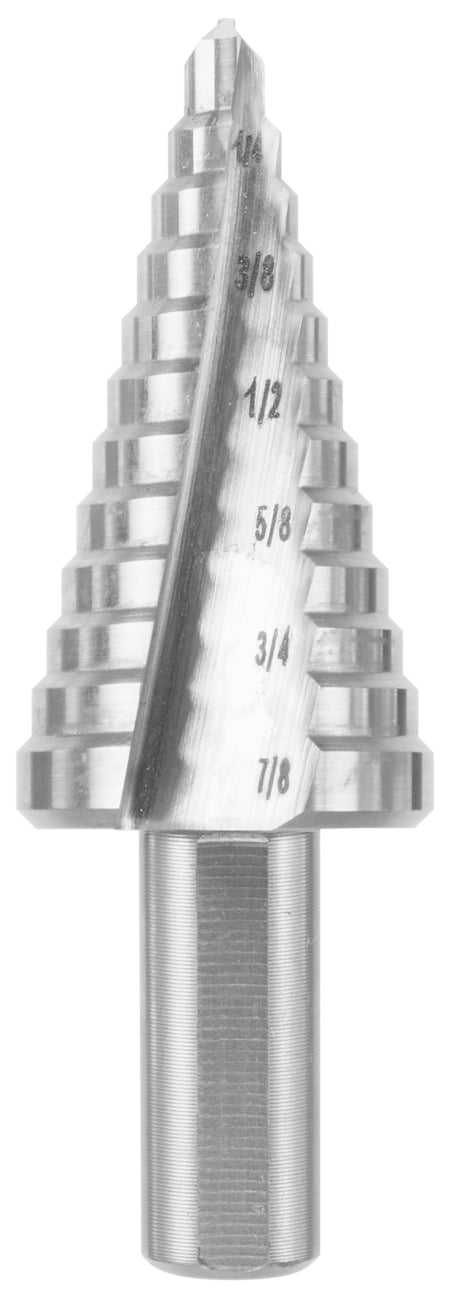 Bosch SDC2 3/16 In. to 7/8 In. High-Speed Steel Turbo Step Drill Bit